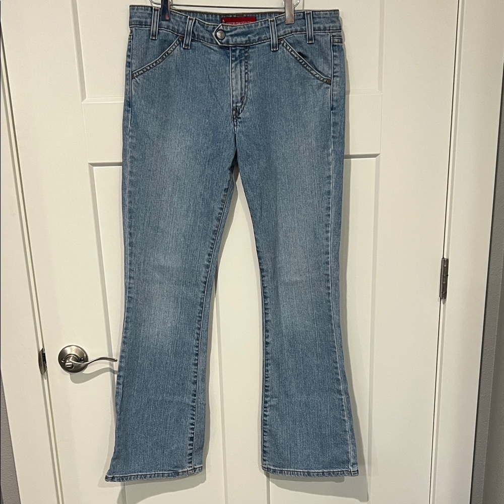 Vintage Levi’s  USA Made Blue Flared Jeans Sz 11 Jr